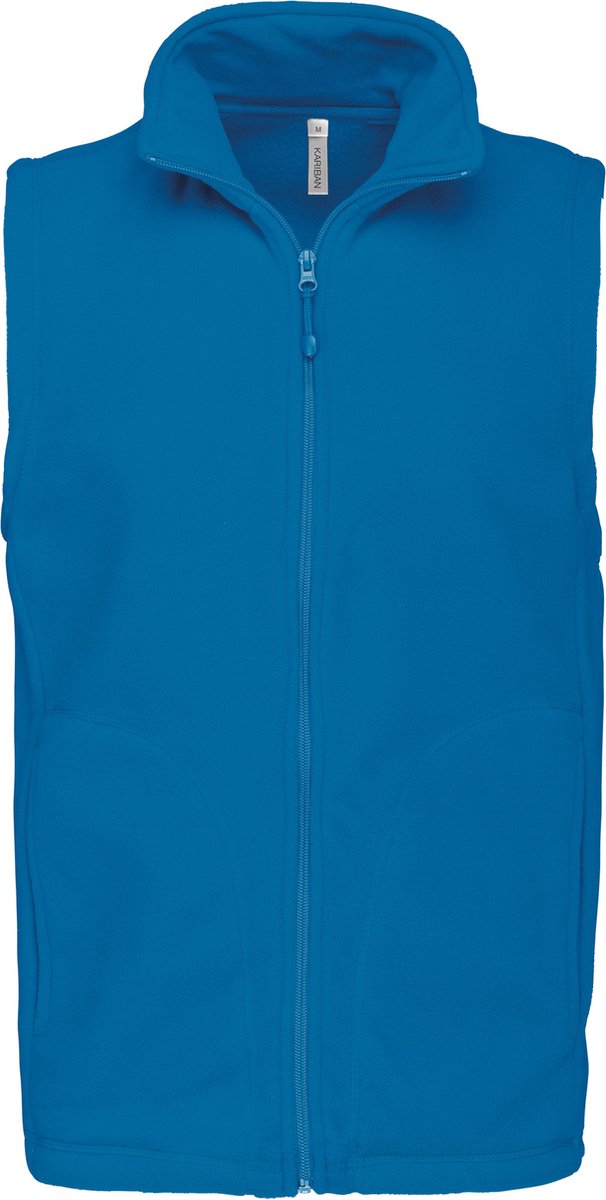 Fleecebodywarmer 'Luca' merk Kariban maat S Tropical Blue