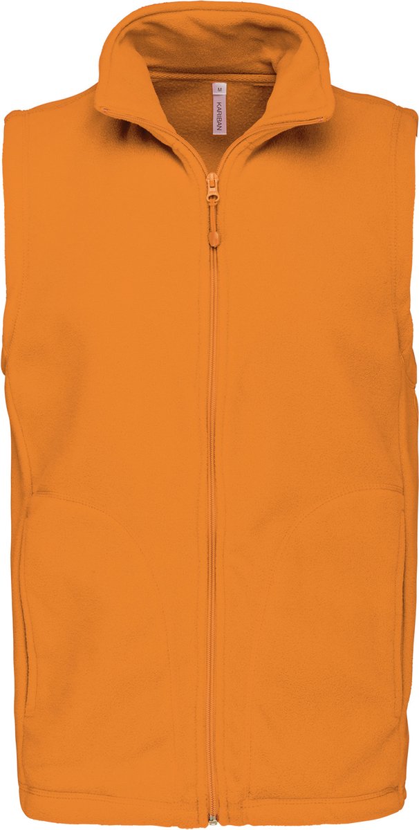 Fleecebodywarmer ‘Luca’ merk Kariban Oranje
