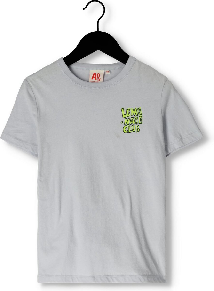 Ao76 Mat T-shirt Lemonade Polo's & T-shirts Jongens - Polo shirt - Blauw - Maat 152