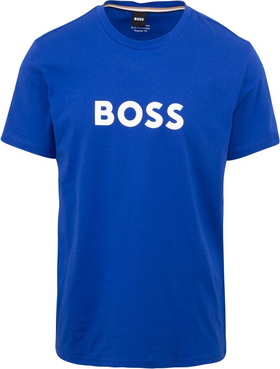 BOSS - T-shirt Kobaltblauw - Heren - Maat XXL - Modern-fit