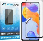 Mobigear Screenprotector geschikt voor Xiaomi Redmi Note 11 5G Glazen | Mobigear Premium Screenprotector - Case Friendly - Zwart