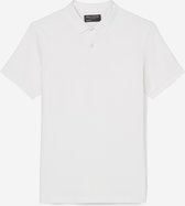 Marc O'Polo shaped fit polo - heren poloshirt - wit - Maat: M
