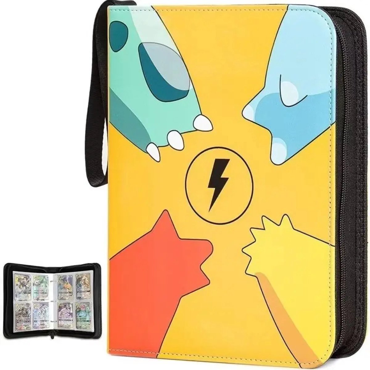 Classeur Cartes Pokémon – 50 Pages, 400 Emplacements, Cuir PU Imperméable – Cadeau Enfant