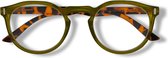 Noci Eyewear RCJ352 Nemo Leesbril +2.50 - Kaki front, tortoise poten