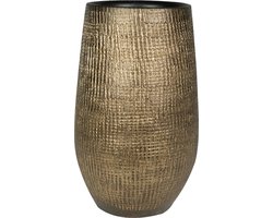 Ter Steege - Keramiek Bloempot - Goud - D18 x H30 cm
