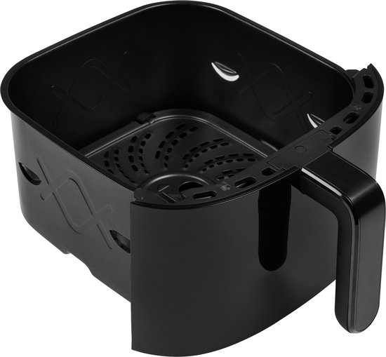 Princess Digitale Airfryer XL 182244 - 6 liter - Groot - PFAS vrij - Heteluchtfriteuse - Zwart - Digital Touchscreen - 8 Automatische Programma's - Inclusief in hoogte verstelbaar Grillrack