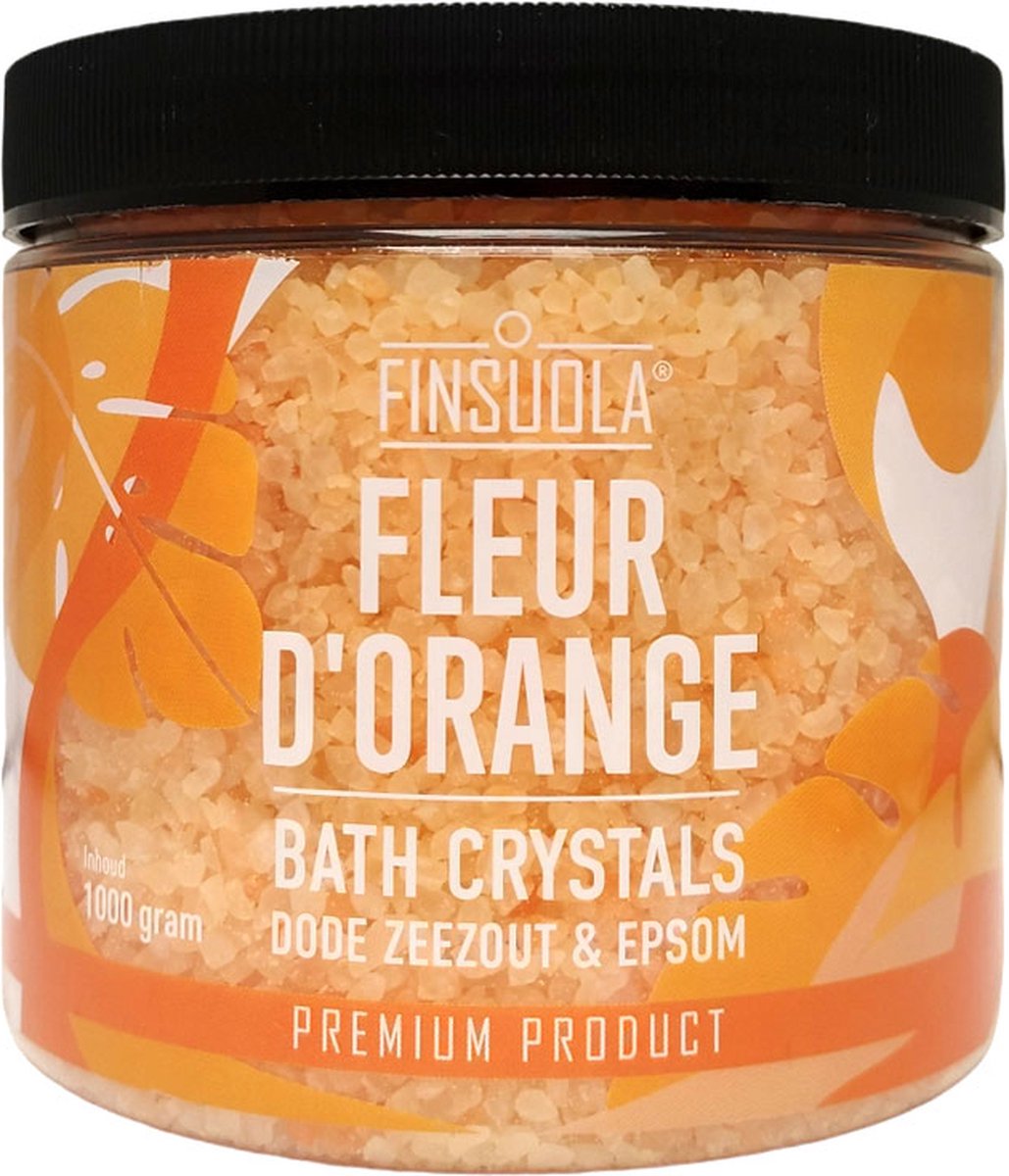FinSuola badkristallen zeezout Fleur d’Orange 1KG