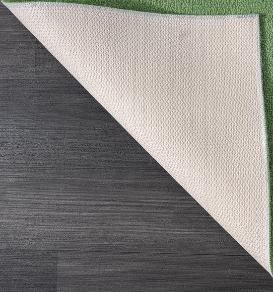 the carpet Vloerkleed Happy Life Kinderkamer, kindertapijt, speeltapijt, wasbaar, straattapijt, straat, stad, auto, groen, 140 x 200 cm van The Carpet — afbeelding 4