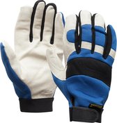 M-Safe Bald Eagle Winter 47-166 handschoen XXL/11 M-Safe - Blauw/wit/zwart - Varkensnerfleder - Velcro sluiting - EN 388:2016