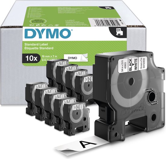 Etiket Dymo LabelWriter adressering 25x54mm 1 rol á 500 stuks wit