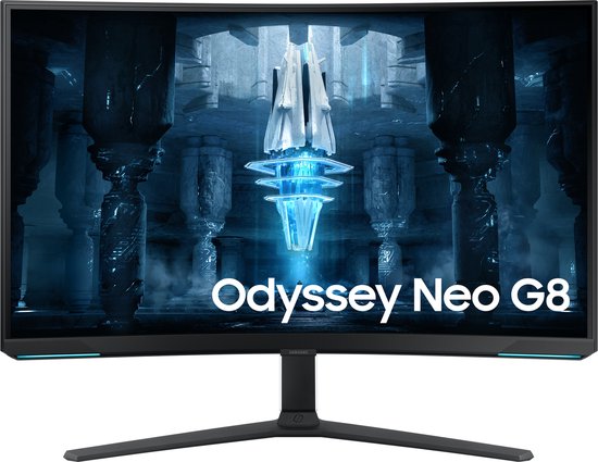 Samsung Odyssey Neo G8 32 Inch Curved 4K 240Hz Gaming Monitor 1ms 16:9 LED VA Scherm Wit