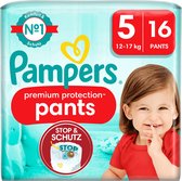 Pampers Baby Pants Premium Protection Maat 5 Junior (12-17 kg), 16 luierbroekjes