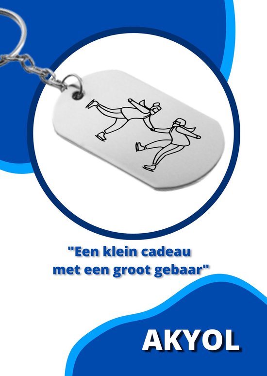 Vind sleutelhanger schaats op - december 2025