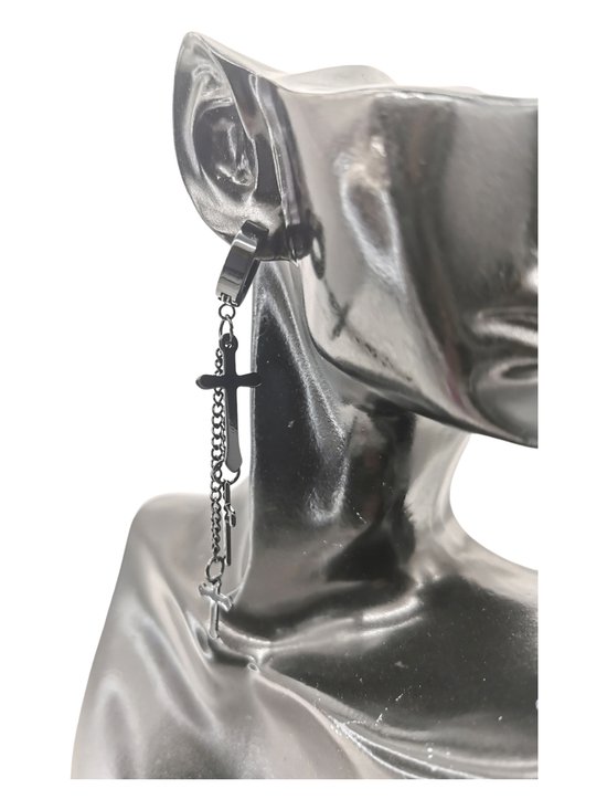 RVS oorbellen zilver 2x - Kralenwinkel Albertien