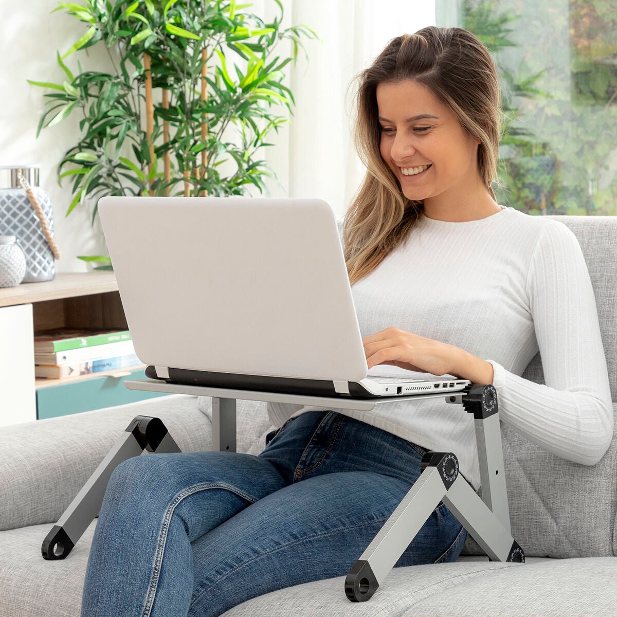 InnovaGoods Verstelbare laptoptafel met meerdere standen Omnibaar