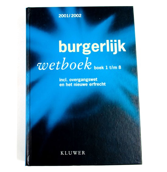 Burgerlijk wetboek 2001 - cover