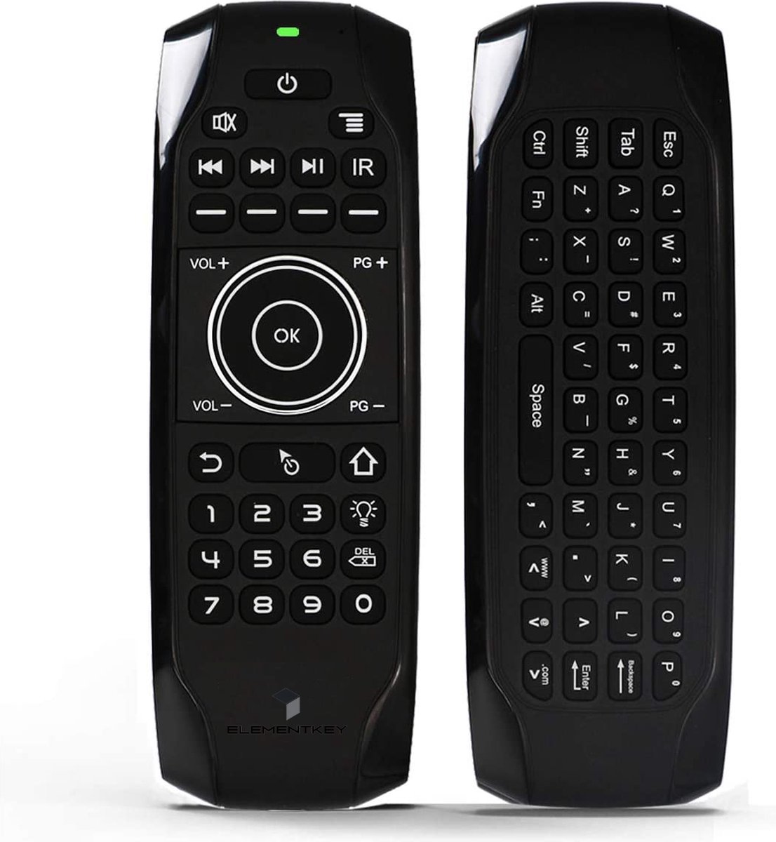 Télécommande Air Mouse 2,4 GHz avec Clavier, Capteurs Gyroscopiques  Intégrés Télécommande sans Fil Air Fly
