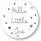 Etiket - Hello little one (500 stuks op rol)