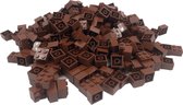 100 Bouwstenen 2x2 | Bruin | Compatibel met Lego Classic | Keuze uit vele kleuren | SmallBricks
