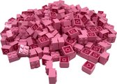 100 Bouwstenen 2x2 | Roze | Compatibel met Lego Classic | Keuze uit vele kleuren | SmallBricks