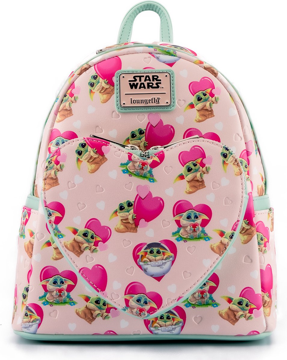 Loungefly Star Wars The Mandalorian Grogu Valentines Sac à dos