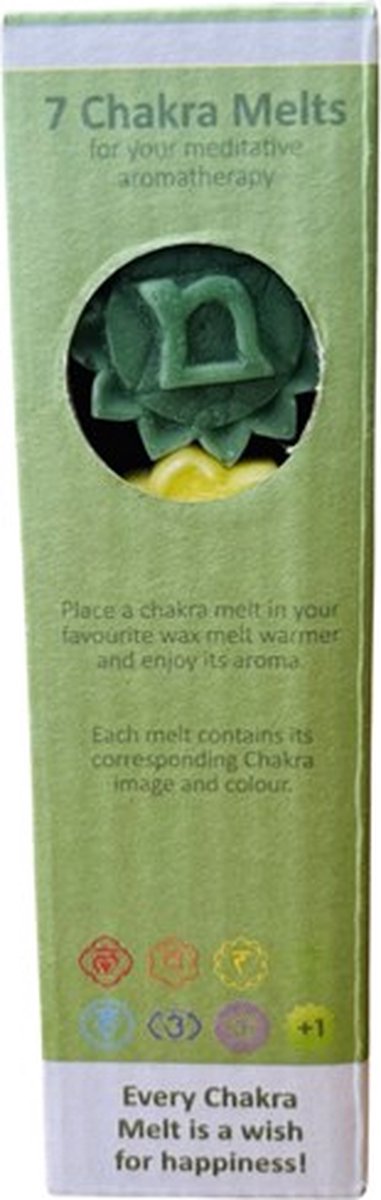 Smeltwax Chakra voor geurbrander - Smelt wax - Smelt wax geuren - Smeltwax - Chakra kaarsen - Cadeau - Lekkere geurtje huis