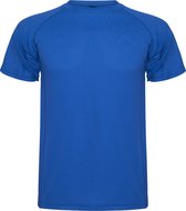 Kobalt Blauw kinder unisex sportshirt korte mouwen MonteCarlo merk Roly 12 jaar 146-152