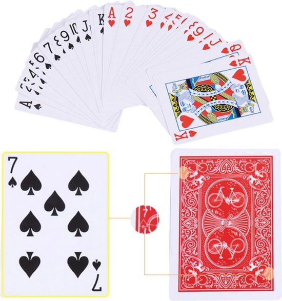 Magische kaarten - Valsspeel kaarten - Spelkaarten - Goochelkaarten - Vrienden/familie foppen met deze speelkaarten