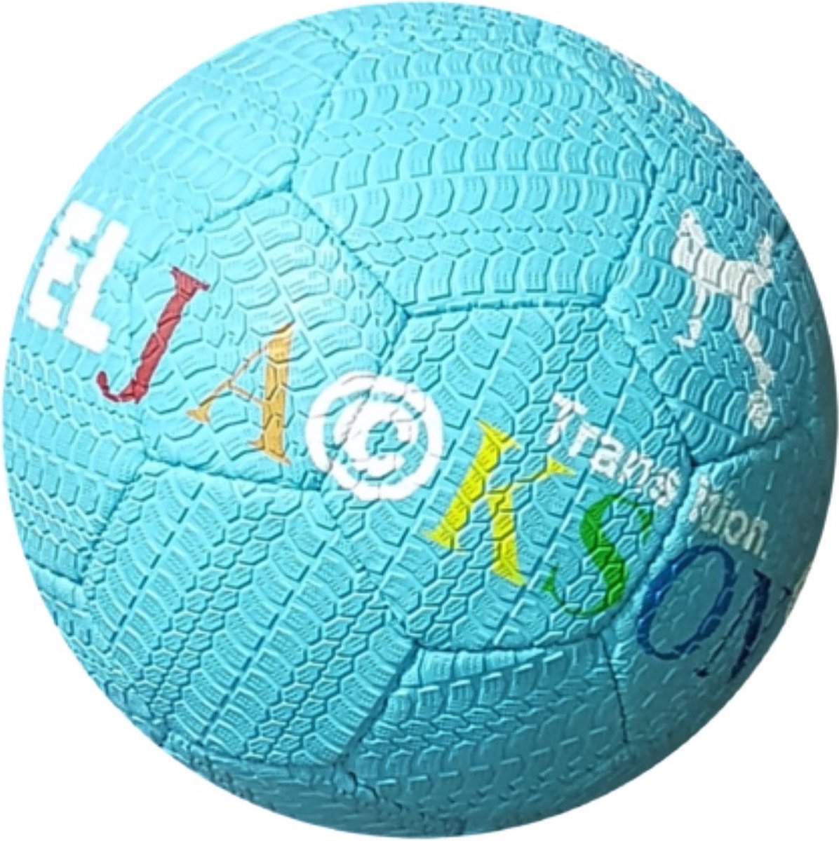 EL JACKSON BALL SKY BLUE - STRAAT BAL - FREESTYLE VOETBAL - STREET BALL - STRAATVOETBAL - ULTIEME GRIP BAL
