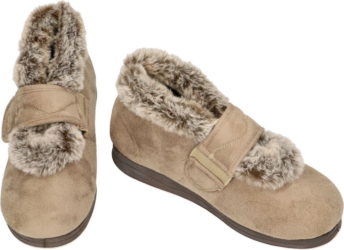 Padders -Dames - beige - pantoffels - maat 41