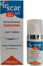 Froika Scar gel SPF50 | siliconengel met UV bescherming |littekencreme|vermindert zichtbaarheid van littekens