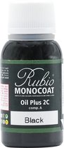Rubio Monocoat Oil Plus 2C - Ecologische Houtolie in 1 Laag voor Binnenshuis - Black, 20 ml