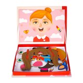 Magneetboek - Meisje - 42 magneten - Magnetibook - 3-8jr - Peuter - Educatief speelgoed - Vormenpuzzel - 3 tot 8 jaar