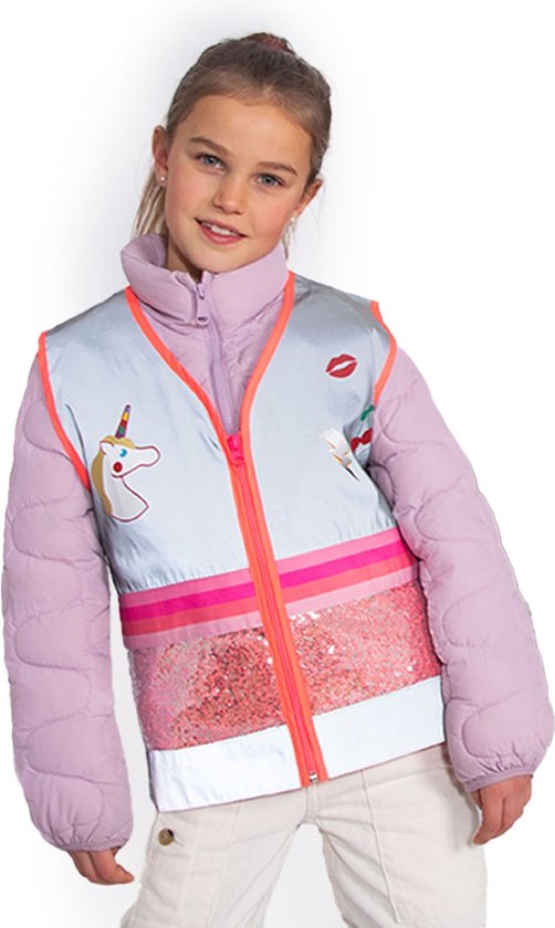 Gofluo - Gilet Fluo Enfant Miss - Gilet de sécurité - Arc Unicorn - Licorne  