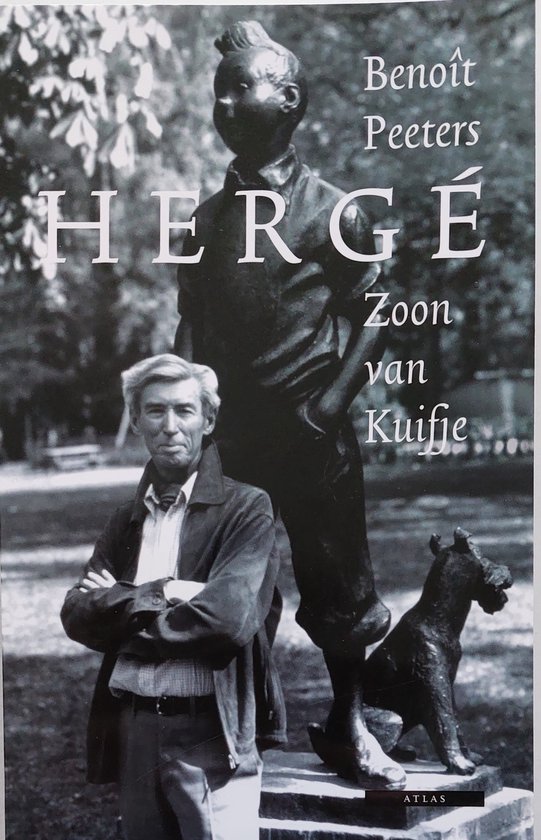 Cover van het boek 'Hergé zoon van Kuifje' van Benoît Peeters