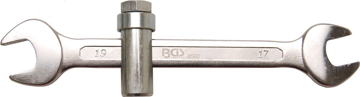 BGS Sanitair sleutel met schuifstuk M10 17x19 mm