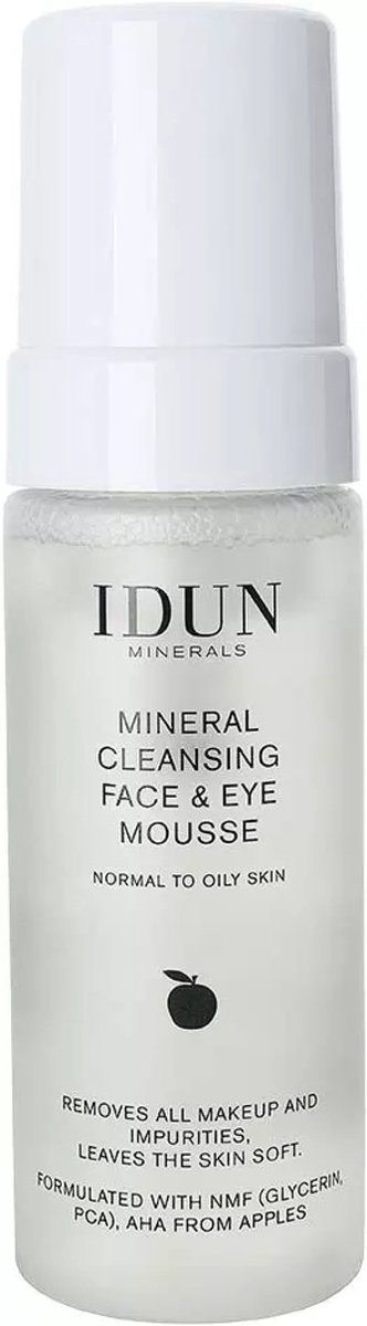 Idun Minerals Gelaatsreiniger - Reiniging Gelaat en Ogen Mousse - Vegan