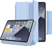 Mobiq - Etui folio magnétique iPad 10,9 pouces 2022 - bleu clair