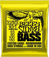 Ernie Ball EB2840 Beefy Slinky Bass Strings 65-130 - Snarenset voor 4-string basgitaar
