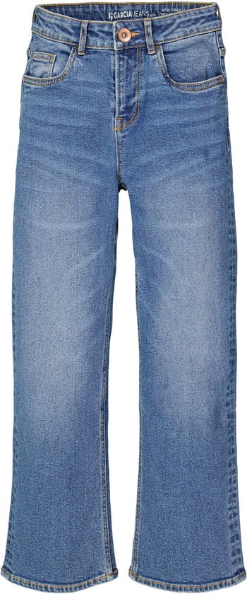 GARCIA Mylah Meisjes Straight Fit Jeans Blauw - Maat 128