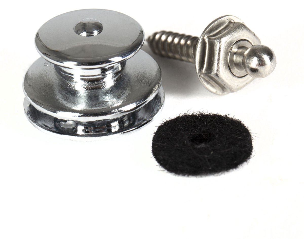 LOXX MusicBox Standard Set Straplocks Chrome