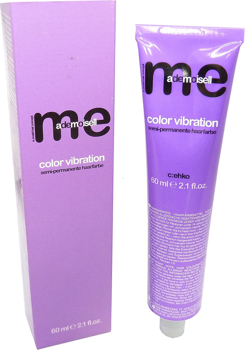 C:EHKO Mademoiselle color vibration Creme haarkleuring semi permanent 60ml - 10/20 Ultra Light Blonde Ash / Ultra Hellblond Asch