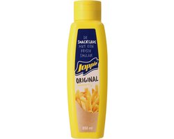 Foto: Joppie joppiesaus snacksaus mayonaise uien en curry kruidenmix 1 x 850ml fles