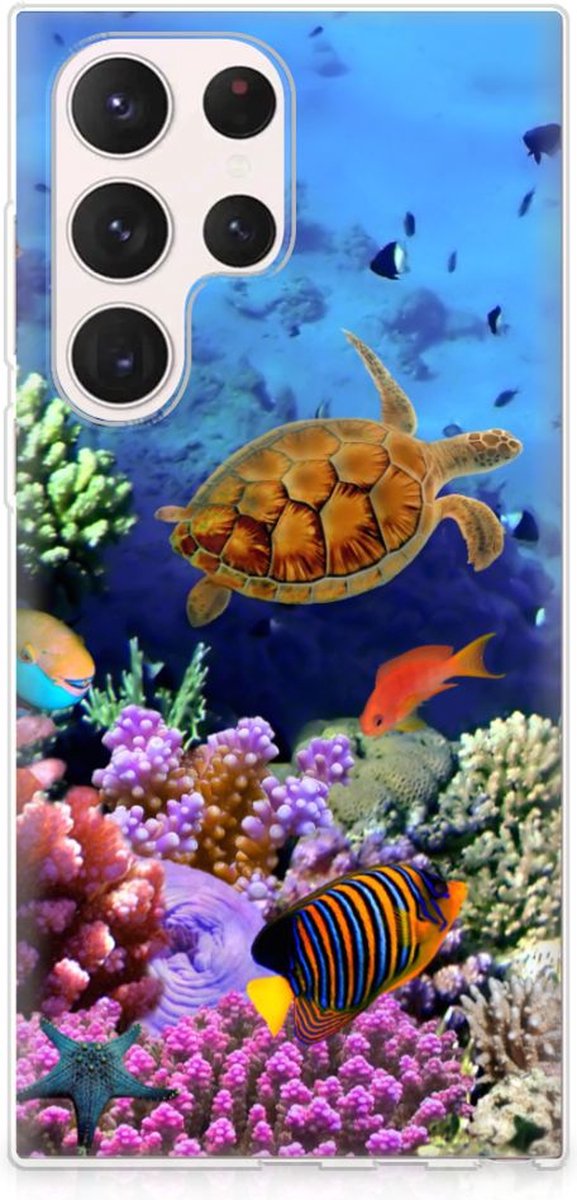 Samsung Galaxy S23 Ultra TPU Hoesje Vissen