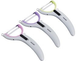 Satoshi Malibu Dunschiller RVS - Draaibaar mes - Roze