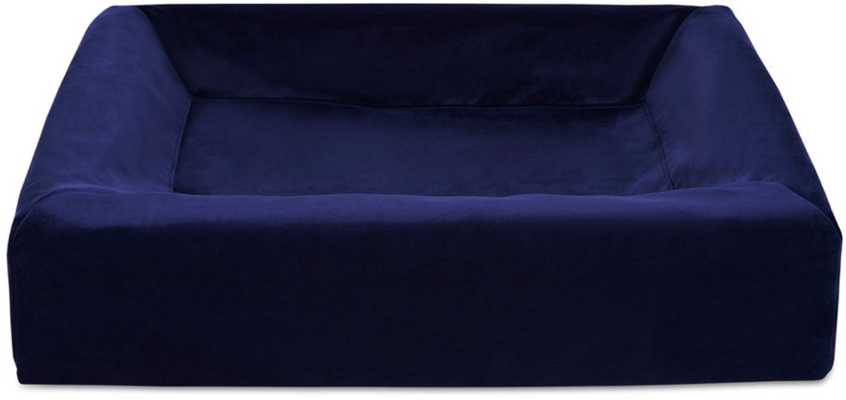 Bia Bed - Royal Fluweel - Hoes Hondenmand - Navy - Bia-3 - 70X60X15 cm