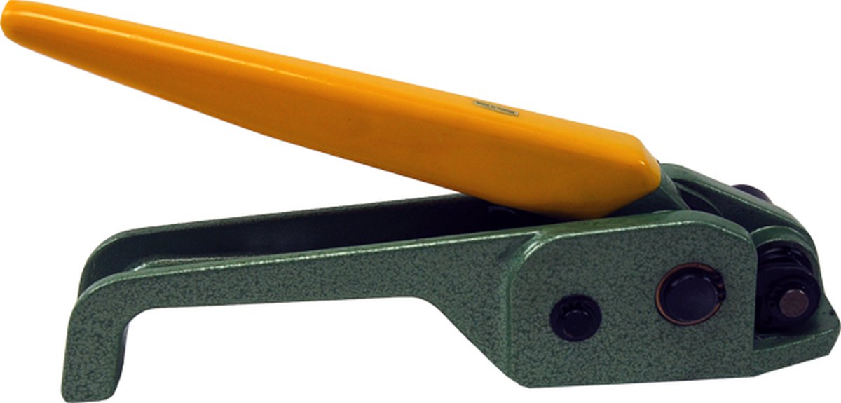Bandspanner | metaal | geschikt voor 13-16-19mm | geel | 1 stuks