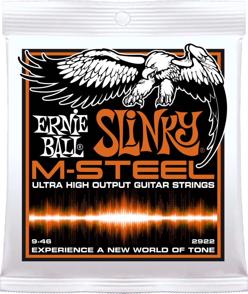 Ernie Ball EB2922 9-46 M-Steel Slinky Hybrid - Elektrische gitaarsnaren