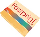 Papier copie Fastprint A4 160gr jaune doré 250 feuilles - 5 pièces