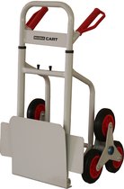 Magnacart Steekwagen 120KG - Staal - 66 x 48 x 112,5 CM - Opvouwbaar Platform - 6 Wielen - Zilver